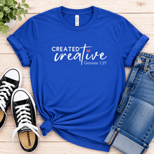 Load image into Gallery viewer, CREATED creative graphic tee