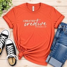 Load image into Gallery viewer, CREATED creative graphic tee