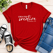 Load image into Gallery viewer, CREATED creative graphic tee