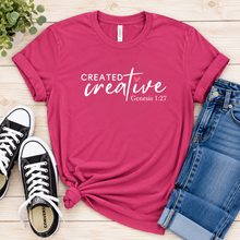 Load image into Gallery viewer, CREATED creative graphic tee