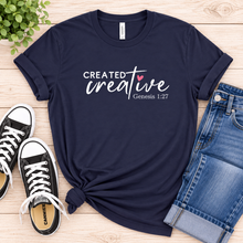 Load image into Gallery viewer, CREATED creative graphic tee