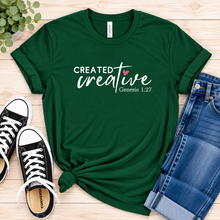 Load image into Gallery viewer, CREATED creative graphic tee