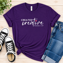 Load image into Gallery viewer, CREATED creative graphic tee