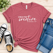 Load image into Gallery viewer, CREATED creative graphic tee