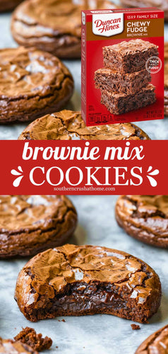 Brownie Mix Cookies Recipe - Southern Crush