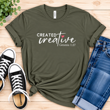 Load image into Gallery viewer, CREATED creative graphic tee