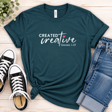 Load image into Gallery viewer, CREATED creative graphic tee