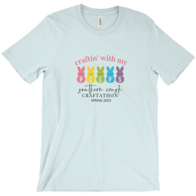 Load image into Gallery viewer, Craftin&#39; with my Peeps Spring Craftathon™ 2023 T-Shirt - Southern Crush