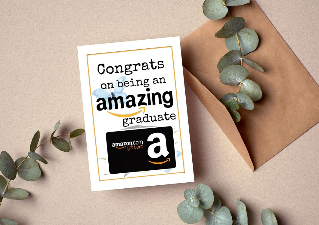 Amazon Gift Card for Graduate Girl - Graduation Card - Graduation Gift Southern Crush Amazon Gift Card for Graduate Girl - Graduation Card - Graduation Gift Southern Crush