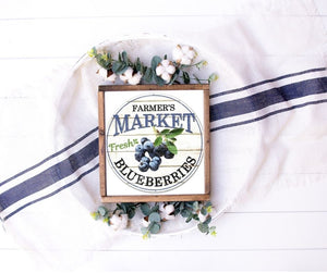 Blueberries Farmhouse Printable - Southern Crush