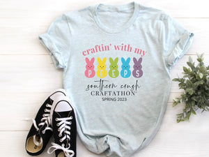 Craftin' with my Peeps Spring Craftathon™ 2023 T-Shirt - Southern Crush
