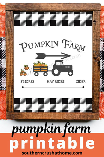 Pumpkin Farm Printable - Southern Crush