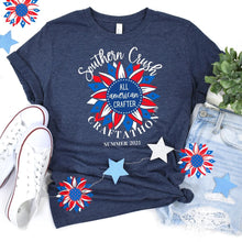 Load image into Gallery viewer, &quot;All American Crafter&quot; SummerCraftathon™ Tee - Southern Crush