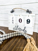 Load image into Gallery viewer, Farmhouse Perpetual Calendar (not all letters are black) - Southern Crush