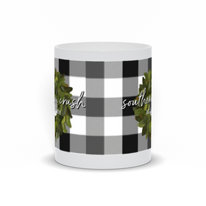 Buffalo Check Southern Crush At Home Logo Mug FREE SHIPPING INCLUDED - Southern Crush